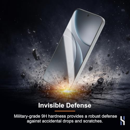 Image of Tempered Glass for Oppo Find X9 Pro - Military Grade 9H Screen Guard, Anti-Scratch, Shatterproof, Edge to Edge Full Coverage - Black Border