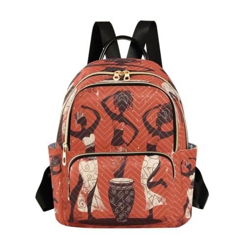 Mini sac à dos rouge brun pour libérer vos mouvements en voyage