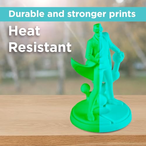 Image of Polymaker ABS Filament 1.75mm Neon Green, 1kg 3D Printing Filament, PolyLite ABS 3D Printer Filament, Heat Resistant, Strong & Durable, Dimensional Accuracy + /- 0.03mm
