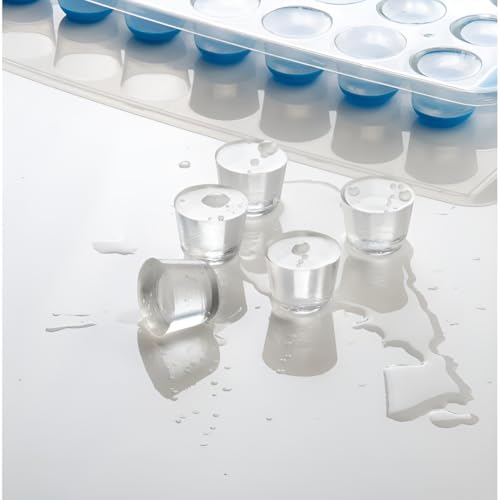 Set de 2 packs con 4 cubeteras redondas flexibles miniatura 3