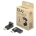 Produktbild Club3D CAC-1528 USB-Typ-C Gen2 gewinkelte Adapter im Set von 2 Stück, bis zu 4K120Hz St./B