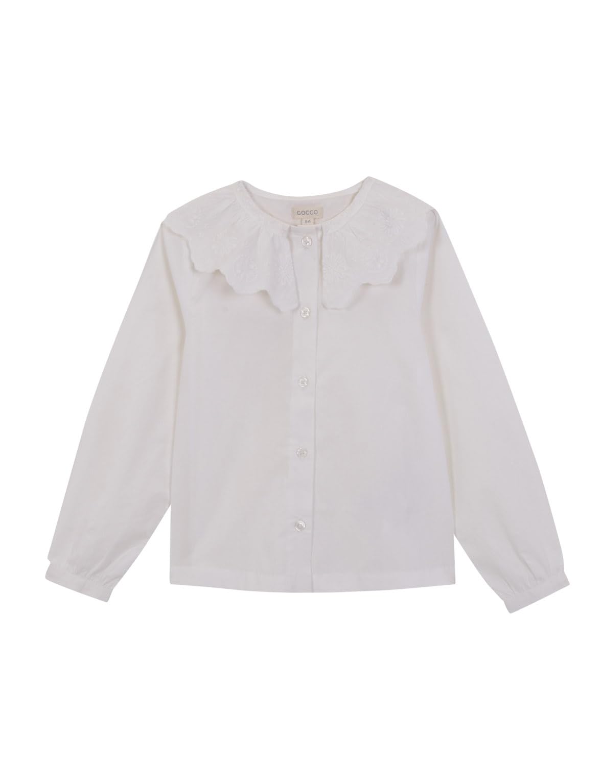 Gocco Camisa Cuello Bordado Niñas