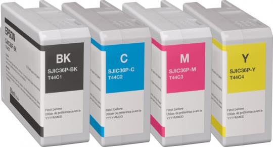 Cartouches d'encre Epson SJIC36P d'origine pour résoudre les erreurs d'impression C6000