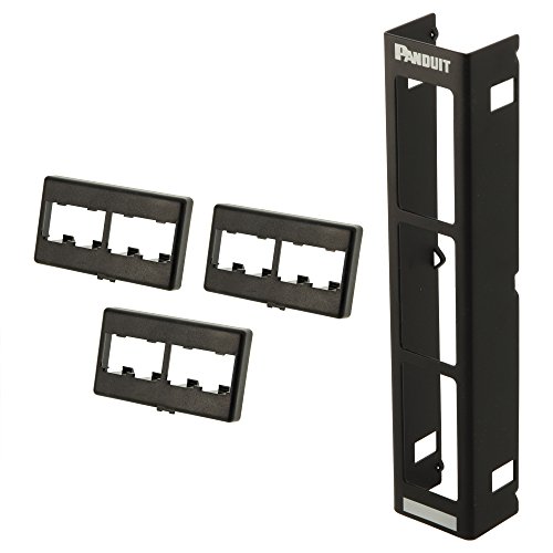 パンドウイット 壁面取り付け用12ポートパッチパネル CWPP12WBL