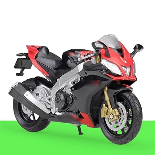 Kit Modèle Moto Aprilia RSV4 1/18 en Métal, Cadeau Idéal pour Collectionneur Adulte
