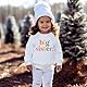 Große Schwester Sweatshirt Big Sister Pullover Baby Mädchen Outfits Geschwister Kleidung Neugeborenen Pulli Schwesterchen Autumns Winter Sweater Kinder Rundhals Langarmshirt(Weiß,12-18Monate)