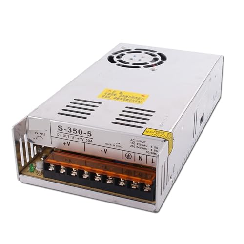 Bloc d'alimentation performant S-350-5 sortie unique 5V 50A ventile - 3
