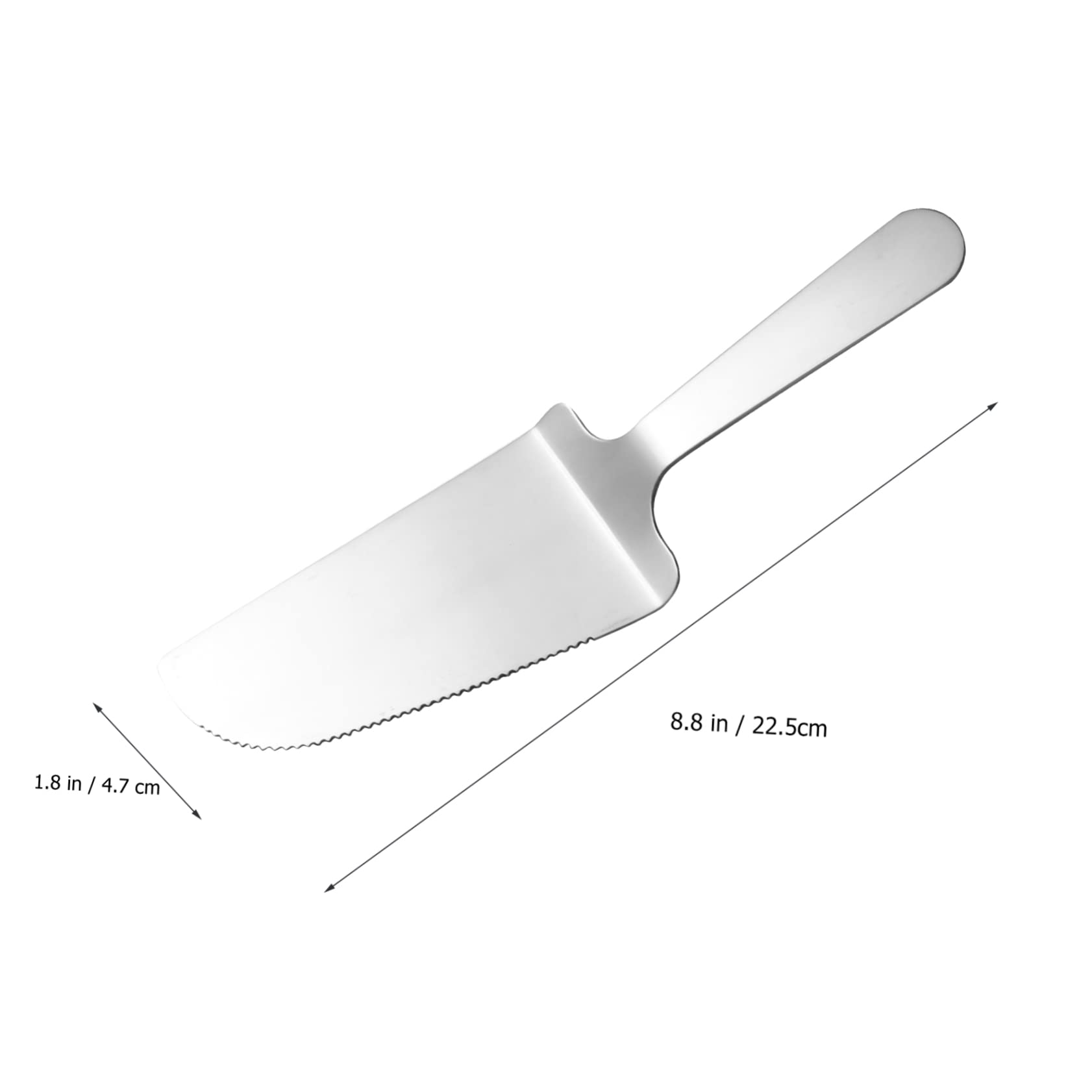 HOLIDYOYO 4pcs Cake Spatula Cheesecakes Bbq Spatula Baking Spatulas Steel Dessert Cutter Baking Peel Bread Cutter Steel Pizza Server Fry Slicer Stainless Baking Cake Shovel Stainless Steel