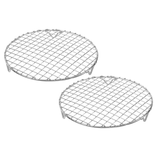 Rejilla de acero inoxidable 304 uxcell con patas de alta resistencia para hornear y cocinar 2