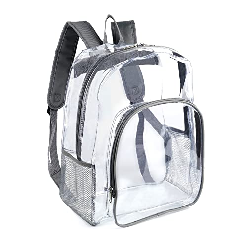 JOMPARO Heavy Duty Transparent Clear Backpack See