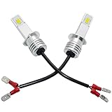 HOCOLO H1 LED Bulbs 6500K DRL Fog Driving Light Daytime Running Lamp Replace Halogen 3570 CSP Chips...