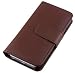 iPhone 5, 5s & itouch 5G PU Leather wallet case (Brown)