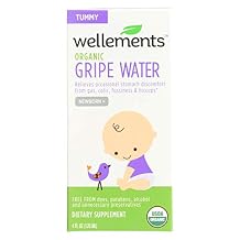 2 Pack Of Wellements Organic Gripe Water For Tummy, 4 Fl Oz Packaging May Vary