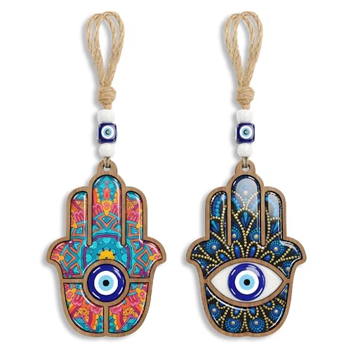 LUCKY VIDA Hamsa Set for Car and Home