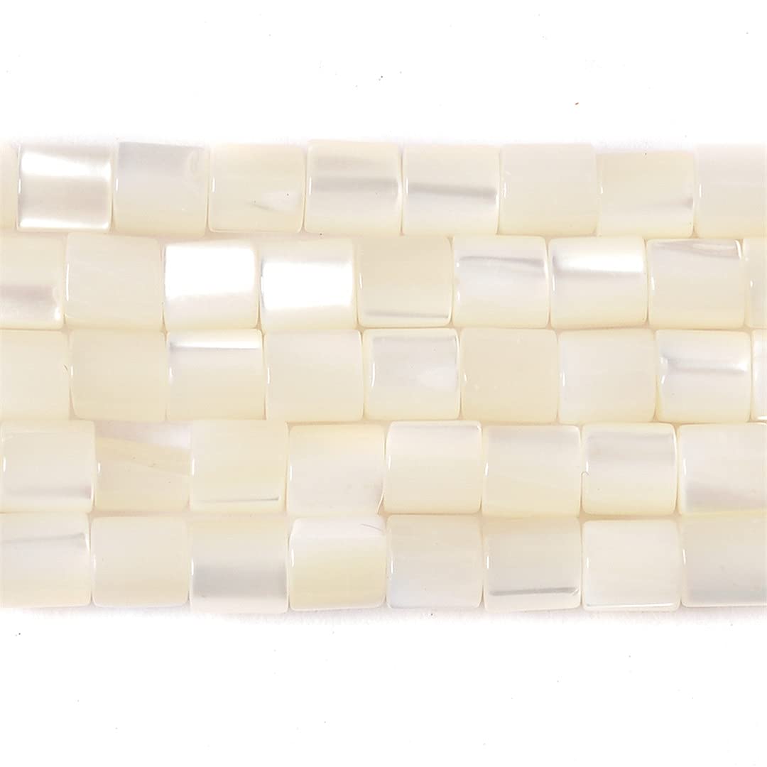 Perles d'espacement en pierre blanche pour créer vos bracelets faits main lors de vos ateliers DIY