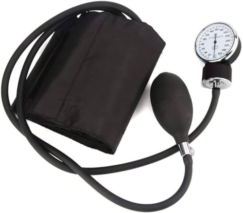 Image of Aneroid Dial Type Sphygmomanometer Blood Pressure Monitor | BP Apparatus Manual | Manual Blood Pressure Machine| For Precise Measurements | Readable and Clear Dial | 1 Year Warranty | Latex Free Cuff | Imported Bulb For Medical Professionals