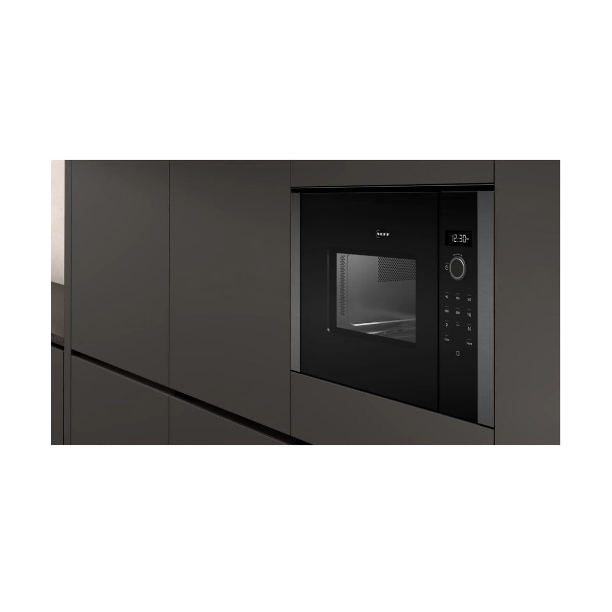 Micro ondes mono fonction Neff HLAGD53G0 gris graphite