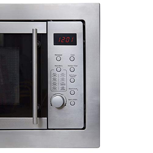 SIA BIM20SS Stainless Steel 20L Integrated Built in Digital Timer Microwave Oven - Image 4