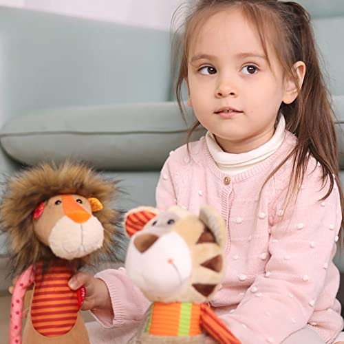 Peluche de peluche Tiger Patchwork Sweety de 30 cm para bebés y niños 4