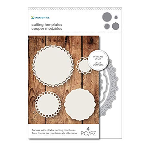 Momenta Intricate Circle Die 4 PC Cutting Template, Steel