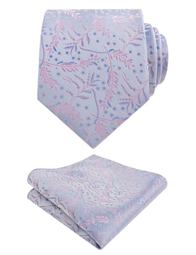 Image of Alizeal Mens 3.15'' Light Color Rustic Tie Handkerchief