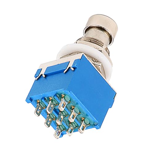 GOOHOCHY Guitar Effects Metal Pin Pedal Switch for Quick Sound Effect Control Compatible with Various Guitar Devices Durable and Reliable Performance