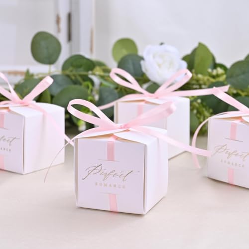Image of Double Face Light Pink Satin Ribbon 1 /4 inch X 50 Yards Polyester Light Pink Ribbon for Gift Wrapping Very Suitable for Weddings Party Hair Bow Invitation Decorations and More