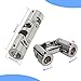 Aopin 8mm to 8mm Rotatable Universal Joint Coupling Shaft Stepper Motor, Length 58mm / 2.28