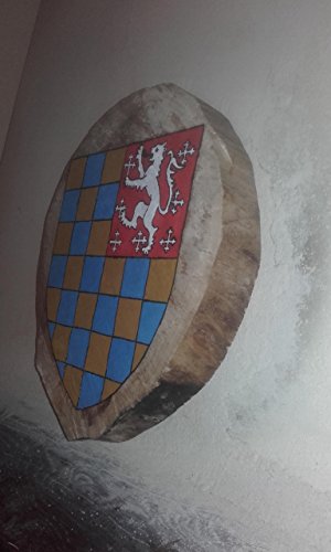 Dipinto ad olio su legno - stemma Lewes