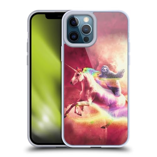 Coque gel iPhone 12 Pro Max Random Galaxy Sloth Espace compatible MagSafe antichoc