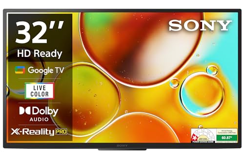 Sony BRAVIA 80 cm (32 inches) HD Ready Smart LED Google TV KD-32W835 (Black)
