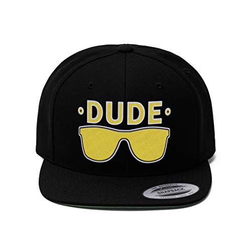Perfect Dude Hat for Boys, Kids, Youth and Men - Perfect Dude Baseball Cap Dude Yupoong 6-Panel Cap - Black - One Size