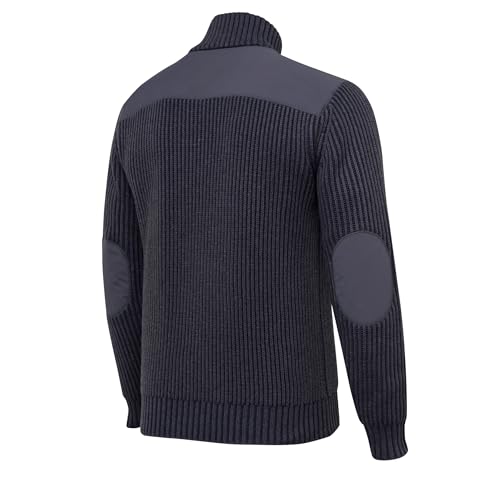 Beretta Men's Dover Tech Wool Blend Half-Zip Hunting Shooting Sweater with Nylon Shoulder and Elbow Inserts2