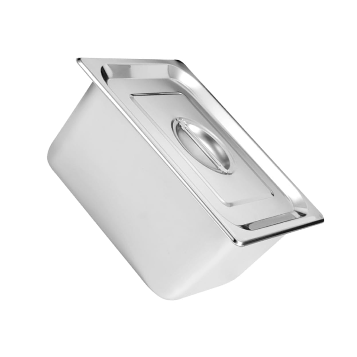Plats buffet acier rectangulaires avec couvercle Cabilock pour grands banquets