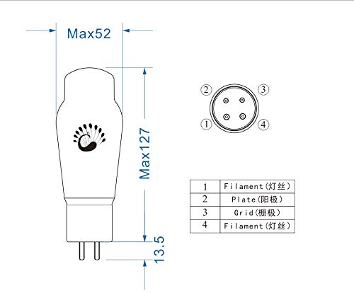 Amazon.co.jp: PSVANE WR2A3 真空管 2本セット HiFi アンプ用 2A3 2A3B Amazon.co.jp: PSVANE WR2A3 真空管 2本セット HiFi アンプ用 2A3 2A3B