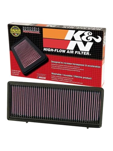 K&N Engine Air Filter: Reusable, Clean Every 75,000 Miles, Washable, Premium, Replacement Car Air Filter: Compatible with 2007-2014 Nissan (Murano, Altima, Altime Coupe, Altima Hybrid), 33-2374