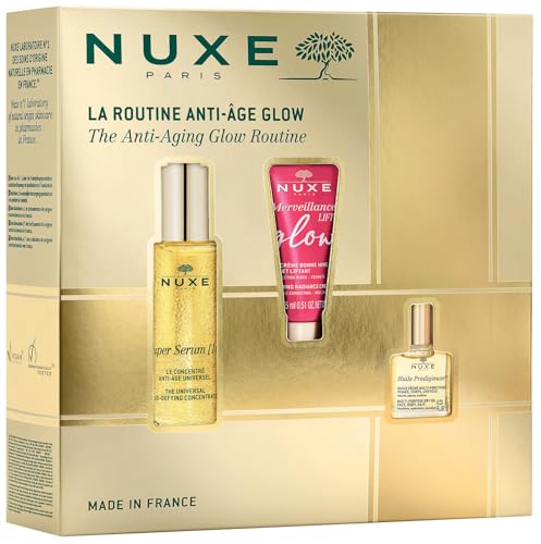 Nuxe The Anti-Aging Glow Routine Beauty Set Super Serum Glow - Caja de regalo