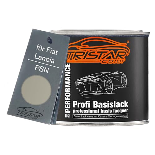 TRISTARcolor Pintura automotriz Bote listo para pulverizar para Fiat/Lancia PSN Grigio Argento Metallic Pintura base 0,5L