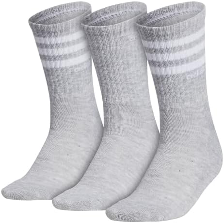 adidas Women’s 3-stripe Crew Socks (3-pair)