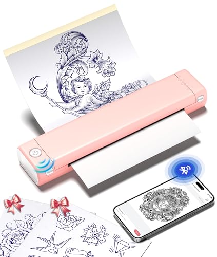 Phomemo M08F Tattoo Stencil Printer, Bluetooth, Wireless, Thermal...