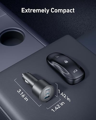 Chargeur Allume Cigare ANKER Max 3 Ports USB Ultra Compact Recharge Rapide - vue 6