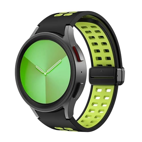 Bracelet en silicone pour Samsung Galaxy Watch 6 5 4 avec boucle magnétique