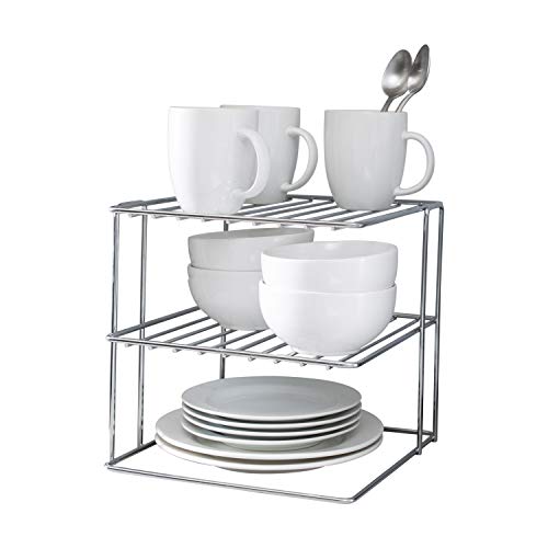 Organize It All Chrome Kitchen Corner Shelf, Pack Of 1, Silver #TOP3