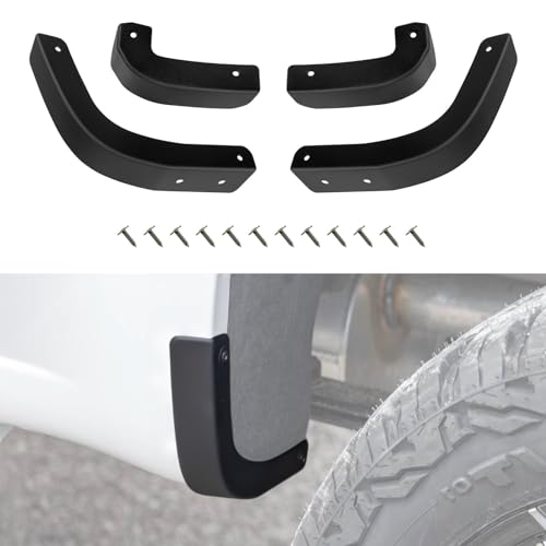 TECHPICCO Mud Flap Delete Fit for Chevy Silverado 2019-2026 Mud Guards Mudflaps Delete Compatible with Chevrolet Silverado 1500 Accessories 2019-2026