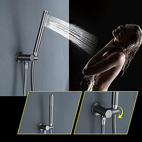 Ensemble complet de robinets de douche chaud et froid encastré