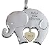 Holiday Jingle My First Christmas Ornament - 2022 Babies First Christmas Ornament 2022 - Elephant Babys Christmas Ornament with Gold Charm -1st Christmas Baby Ornament 2022