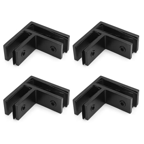 Clips de fixation pour terrasse et balcon en inox 304 noir mat