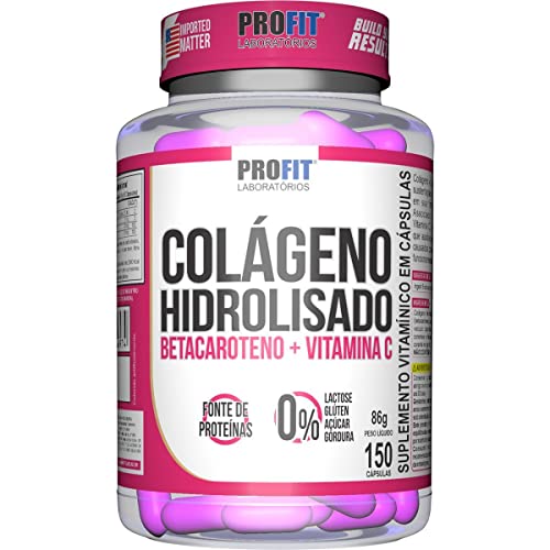 Colágeno Hidrolisado - 150 Cápsulas - Profit, Profit Laboratório
