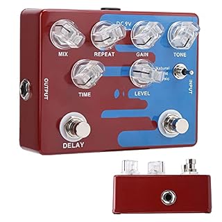 Voluxe Pédale de guitare Delay – Accessoire de guitare – Distortion Delay – Pédale d’effet de guitare CP-68 – Alliage d… - Les Beatles, Paul McCartney, John Lennon, RIngo Starr, George Harrison Voluxe Pédale de guitare Delay - Accessoire de guitare - Distortion Delay - Pédale d'effet de guitare CP-68 - Alliage d… – Image 4