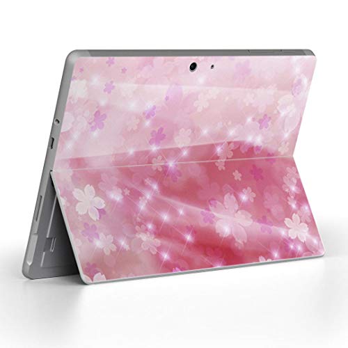 Surface Go 3 / Surface Go 2 Surface Go 全世代対応 専用スキンシール サーフェス go igsticker シール スキン 保護 フィルム ステッカー アクセサリー 000817 フラワー 桜 光